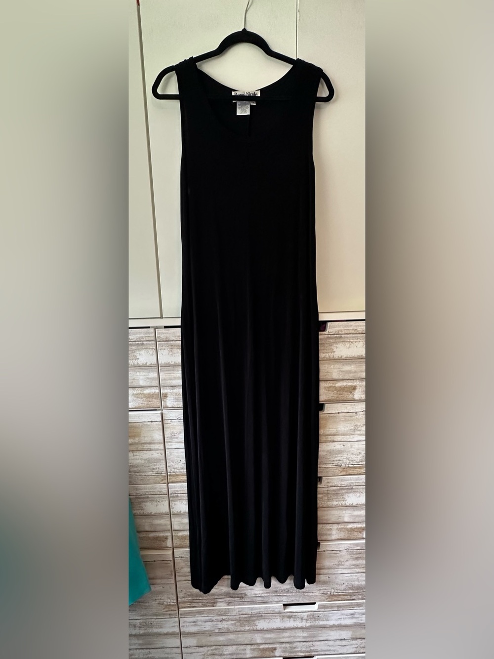 🖤 Ronni Nicole by Ovida Black Sleeveless Maxi Dress Size 14